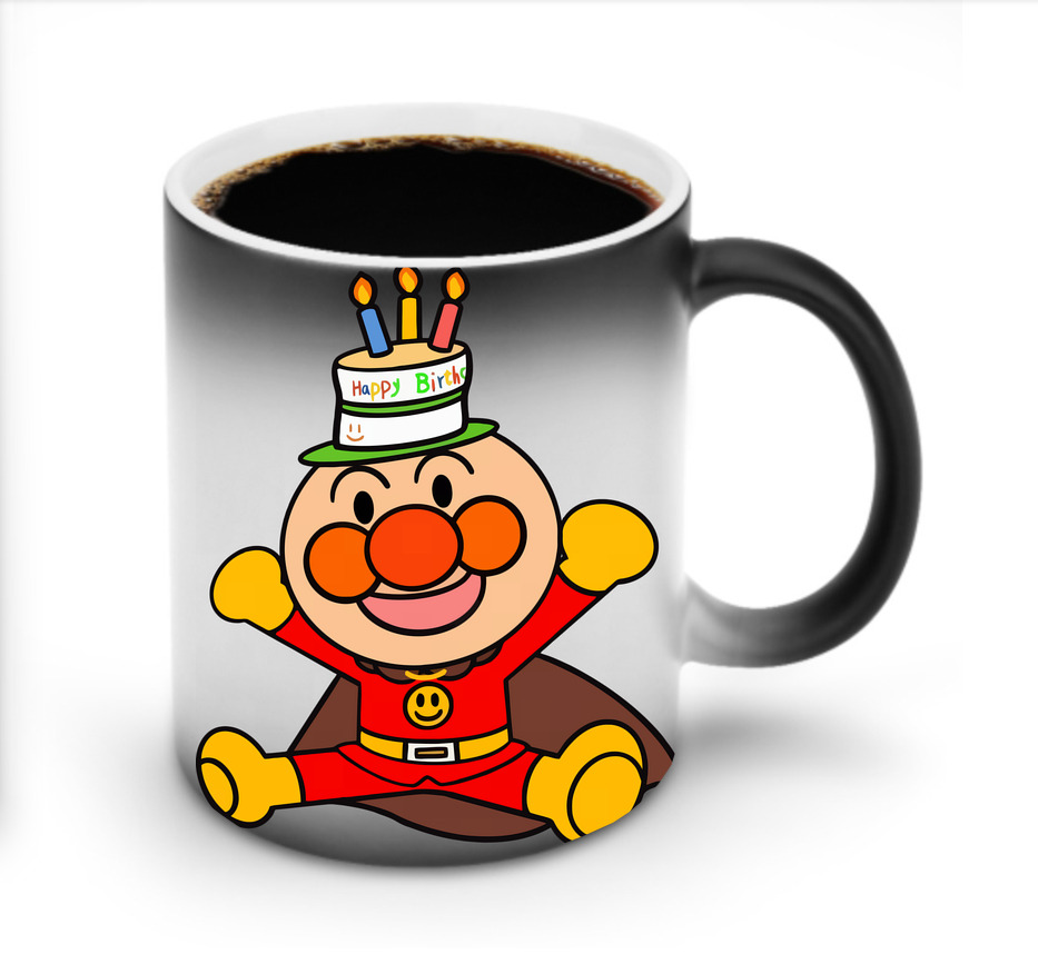 （画像用） アンパンマン Anpanman 温度変色マグカップ