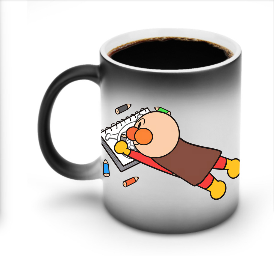 （画像用） アンパンマン Anpanman 温度変色マグカップ