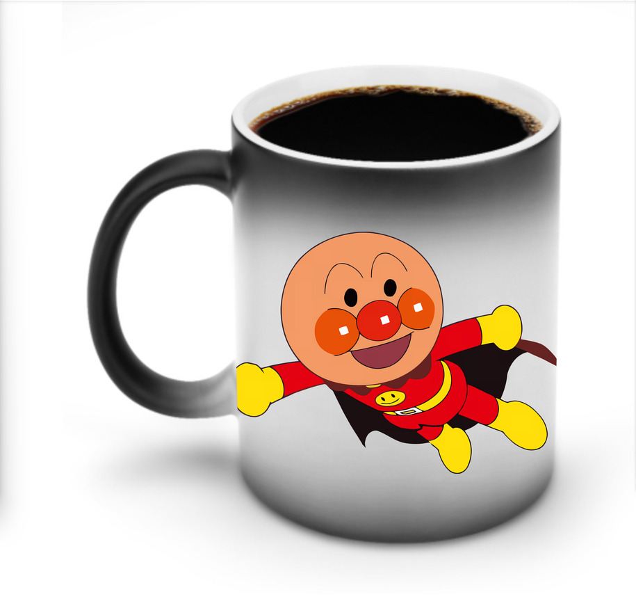 （画像用） アンパンマン Anpanman 温度変色マグカップ