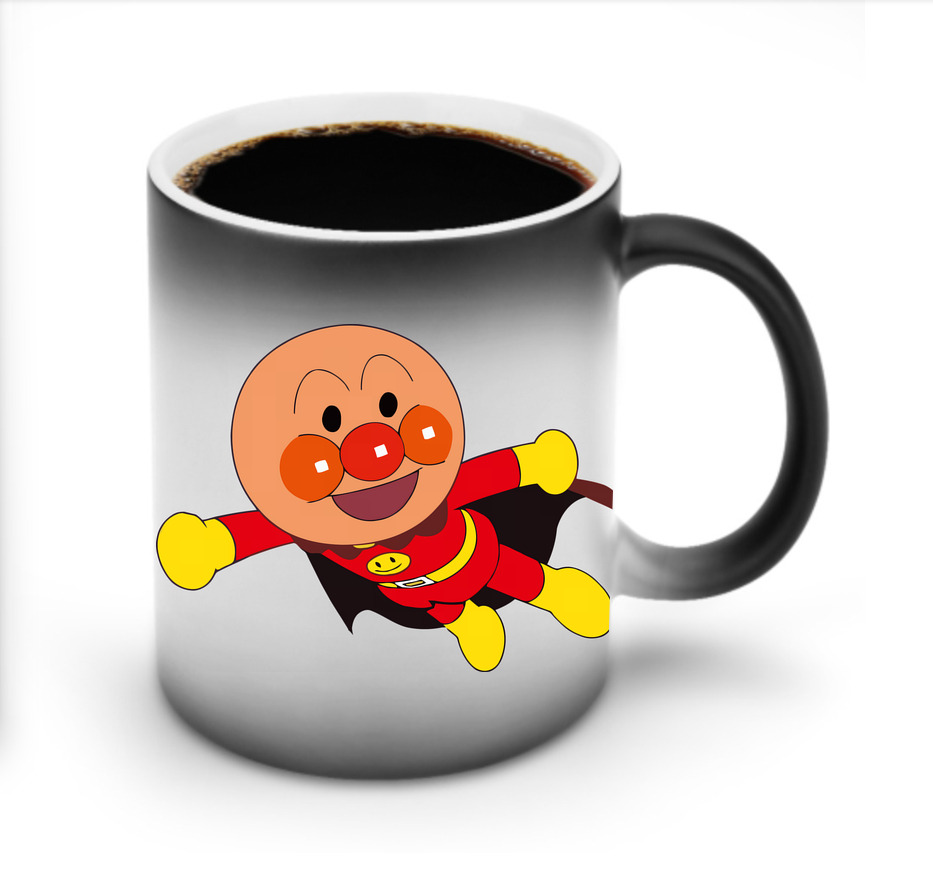 （画像用） アンパンマン Anpanman 温度変色マグカップ