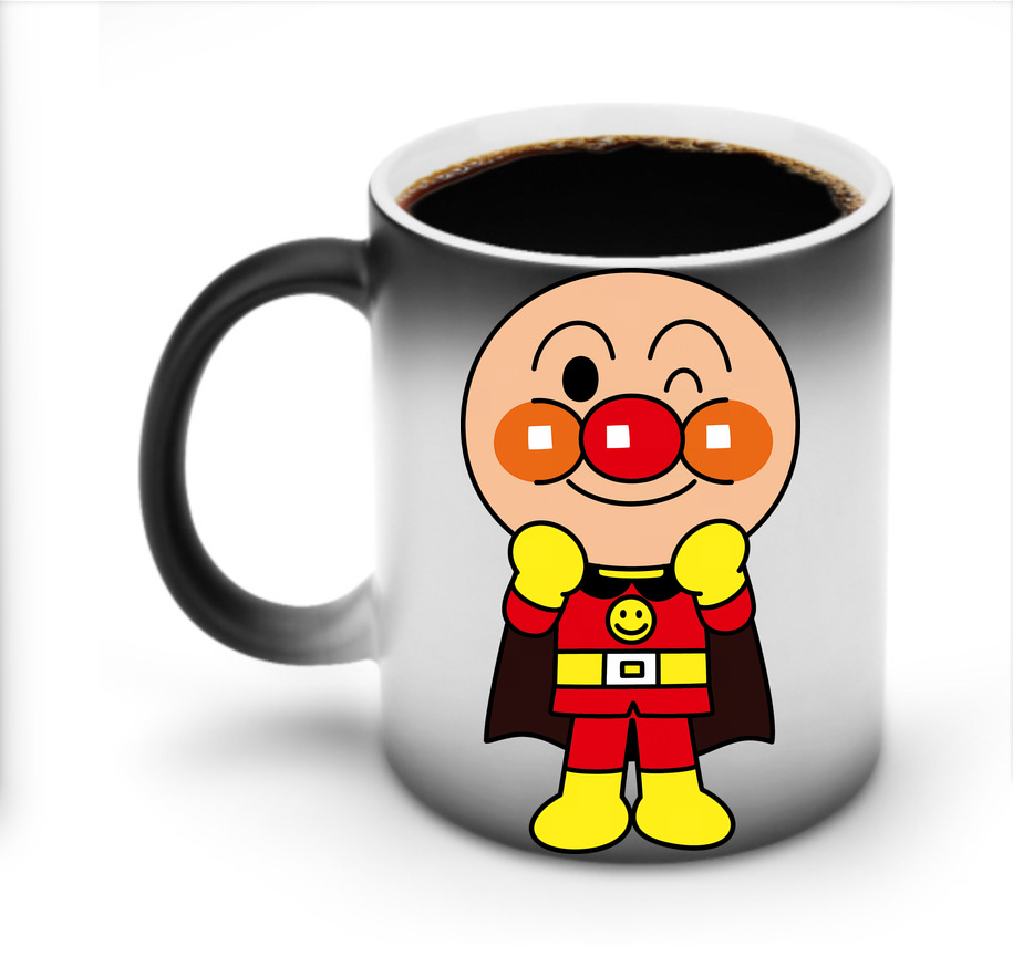 （画像用） アンパンマン Anpanman 温度変色マグカップ