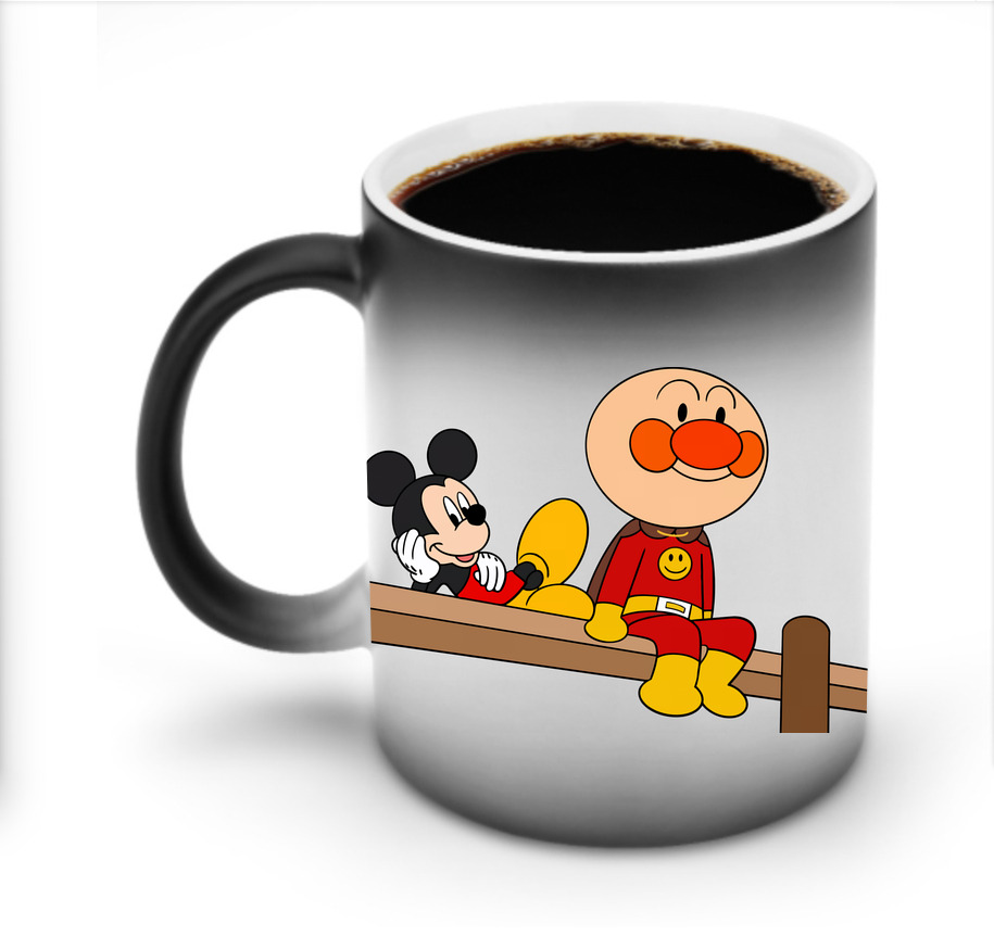 （画像用） アンパンマン Anpanman 温度変色マグカップ