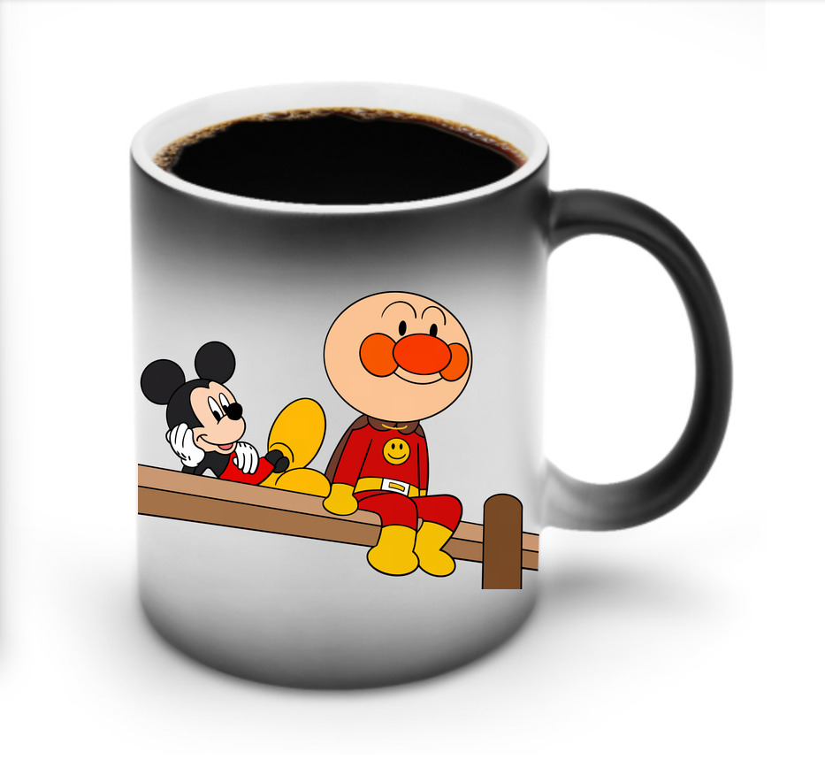 （画像用） アンパンマン Anpanman 温度変色マグカップ