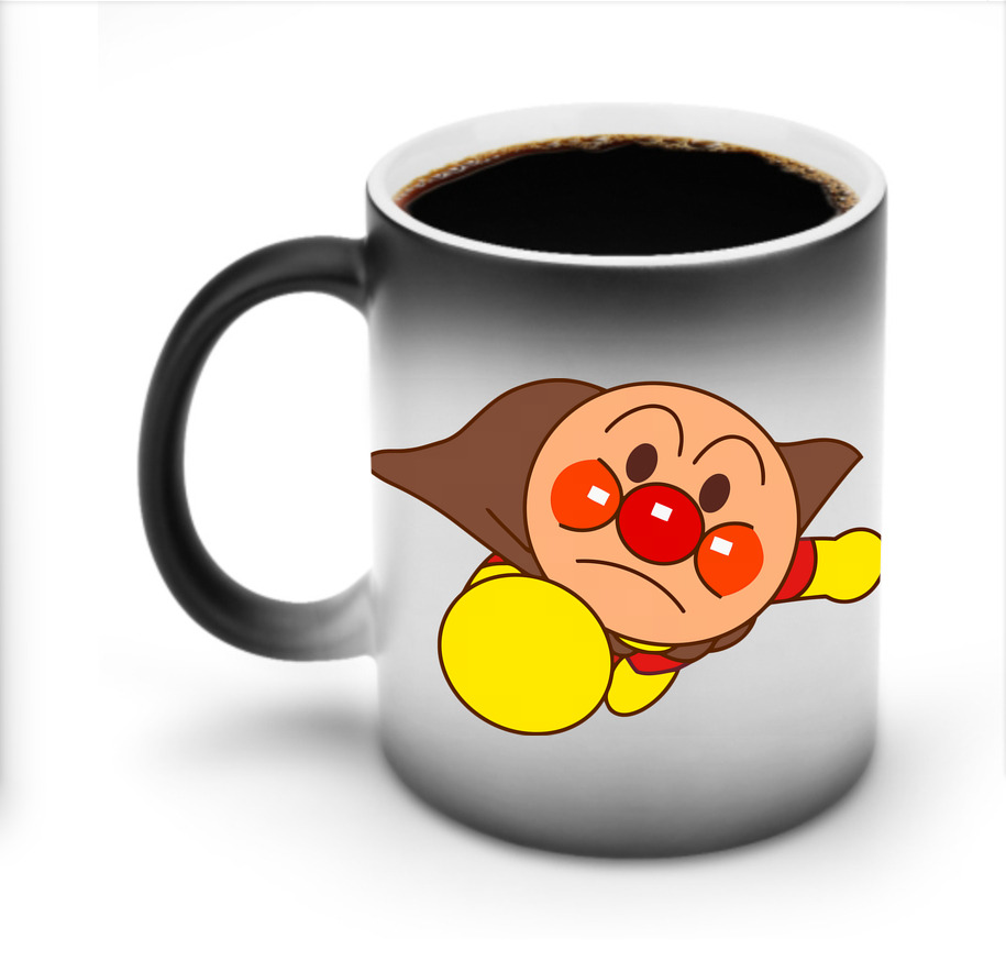 （画像用） アンパンマン Anpanman 温度変色マグカップ