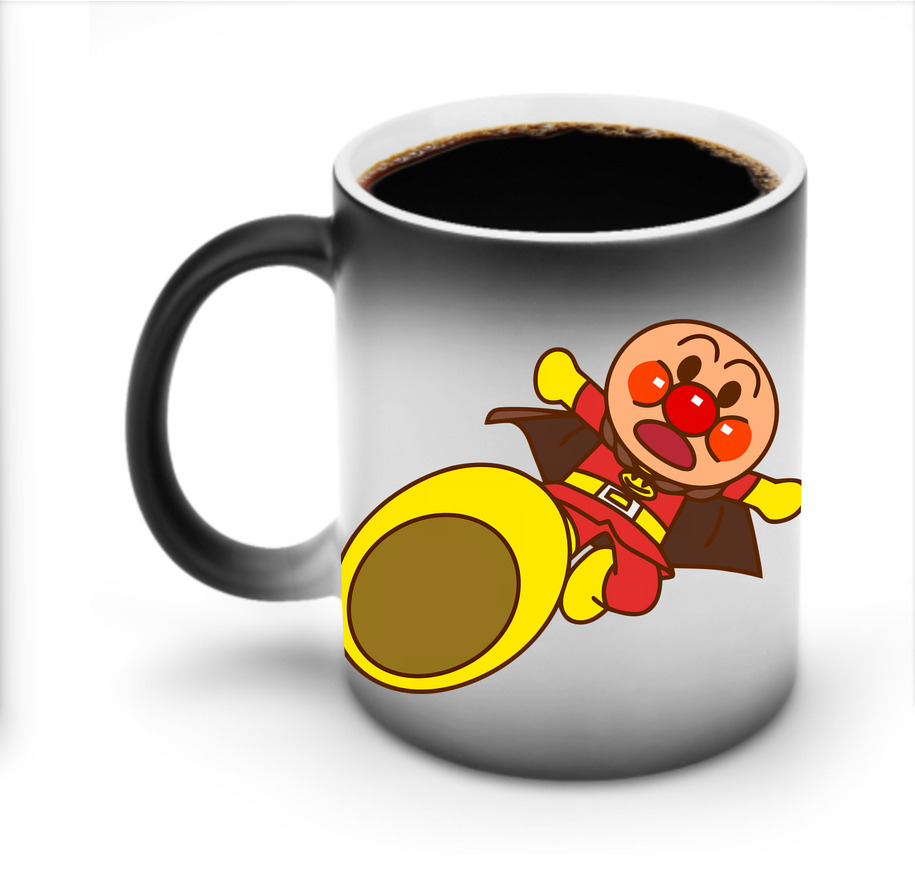 （画像用） アンパンマン Anpanman 温度変色マグカップ