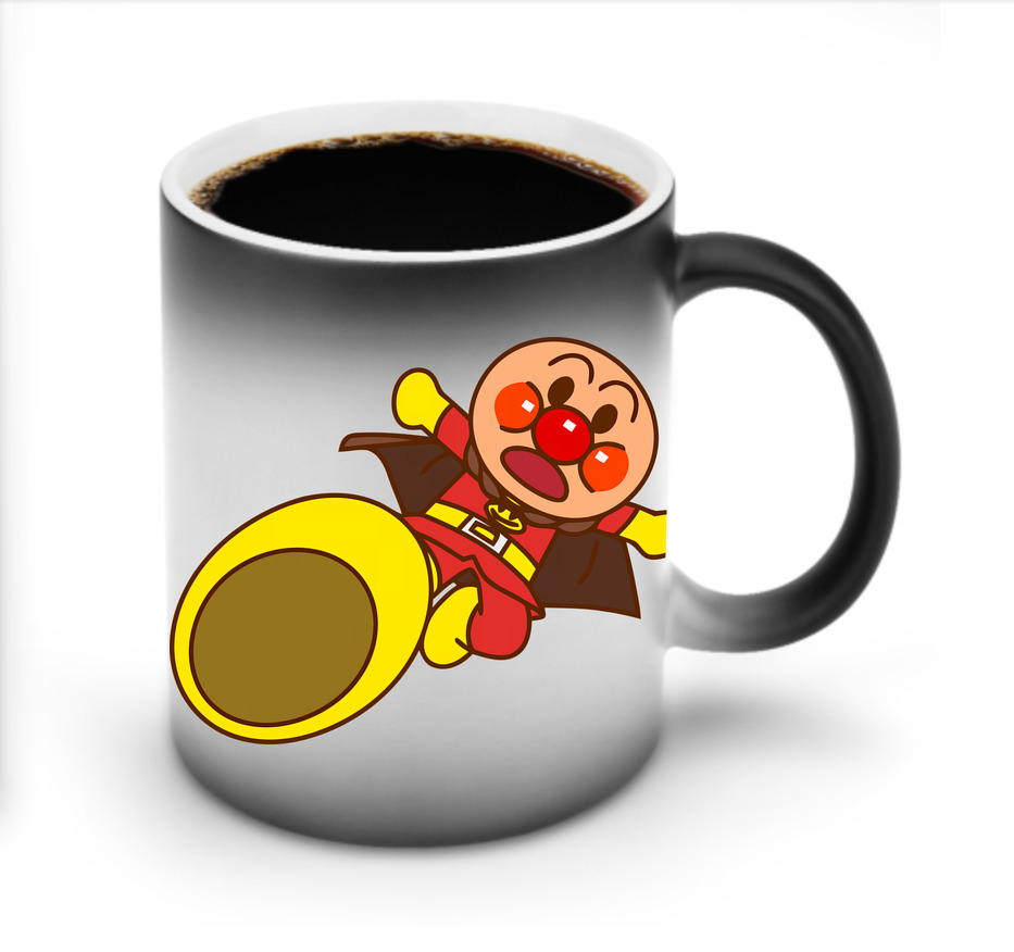 （画像用） アンパンマン Anpanman 温度変色マグカップ