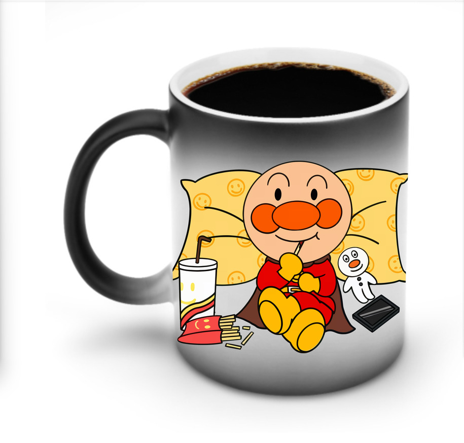 （画像用） アンパンマン Anpanman 温度変色マグカップ