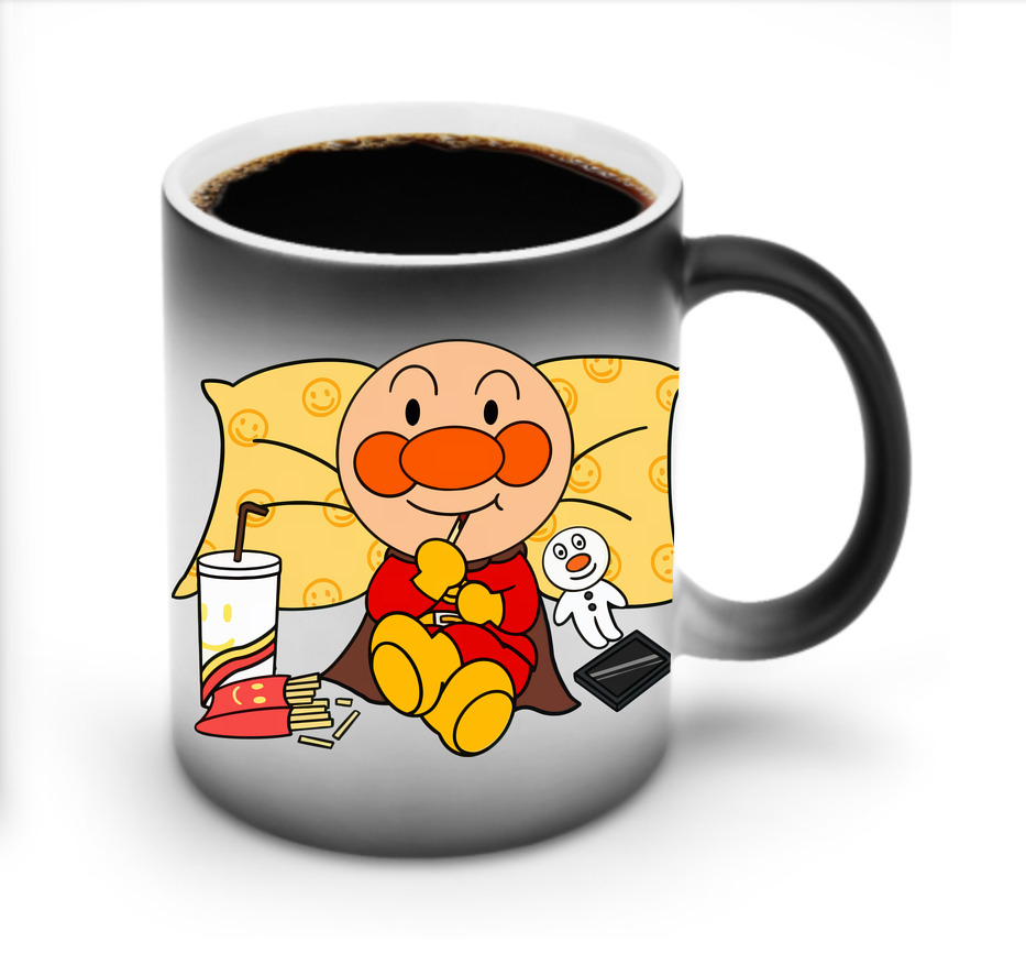 （画像用） アンパンマン Anpanman 温度変色マグカップ