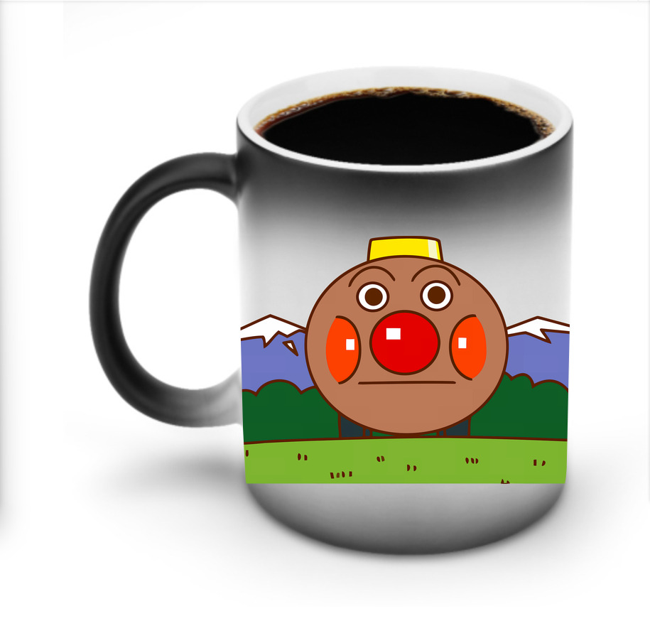 （画像用） アンパンマン Anpanman 温度変色マグカップ