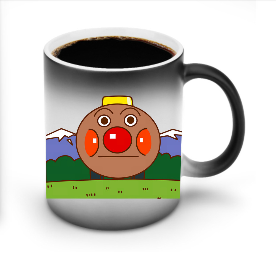 （画像用） アンパンマン Anpanman 温度変色マグカップ