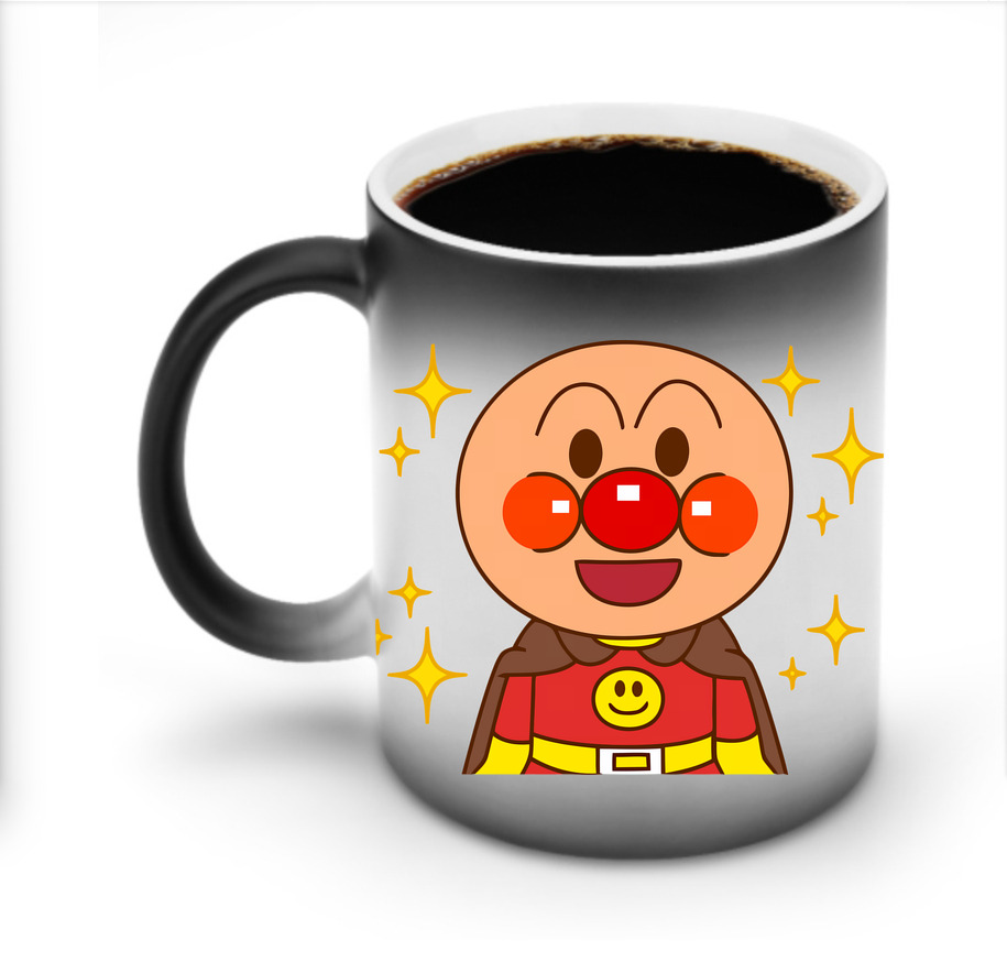 （画像用） アンパンマン Anpanman 温度変色マグカップ