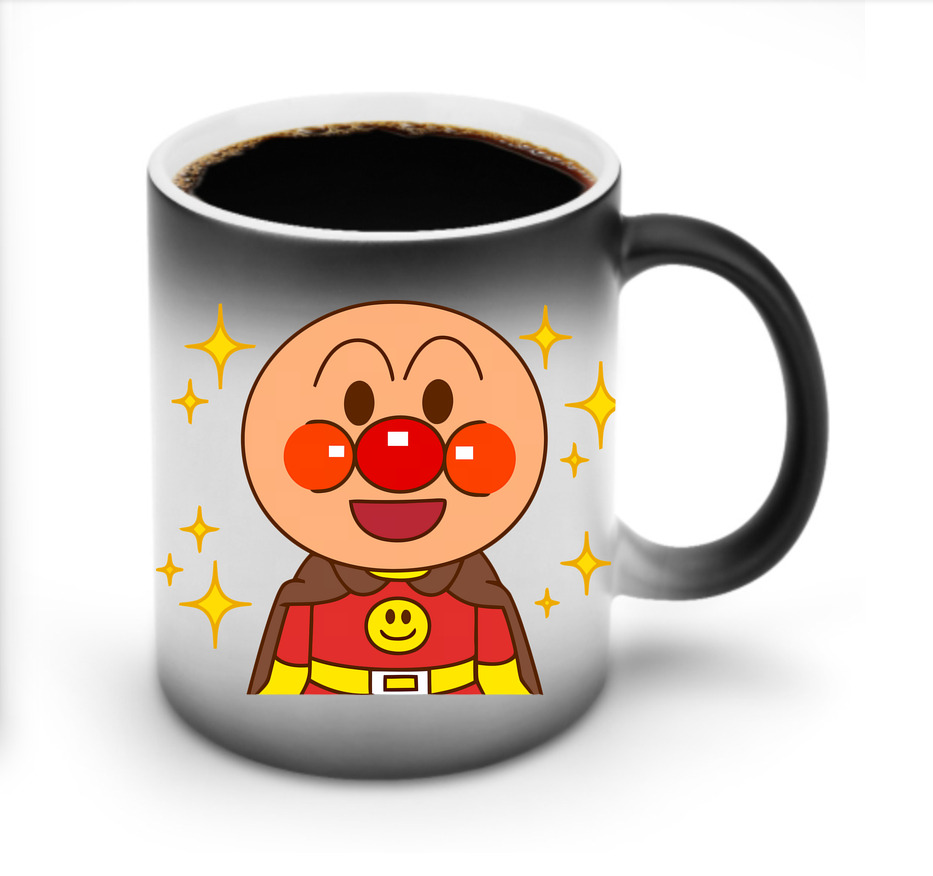 （画像用） アンパンマン Anpanman 温度変色マグカップ