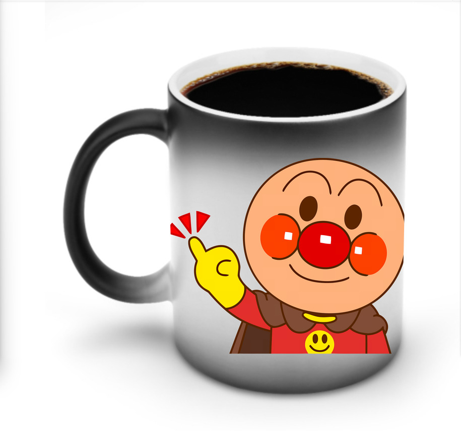 （画像用） アンパンマン Anpanman 温度変色マグカップ