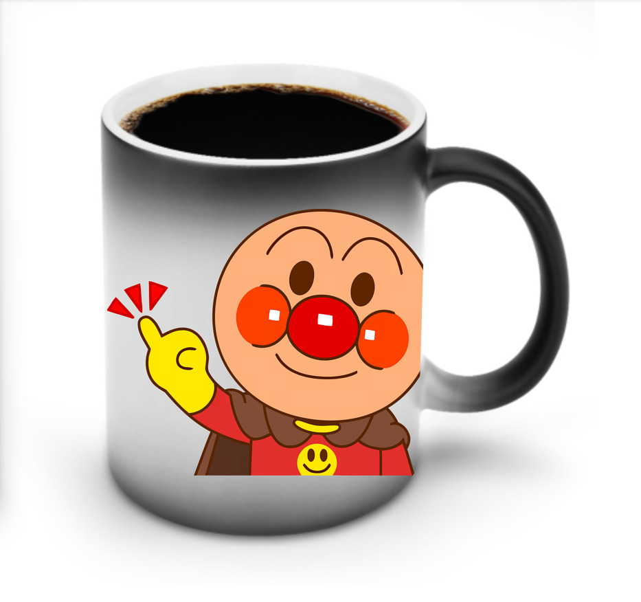 （画像用） アンパンマン Anpanman 温度変色マグカップ