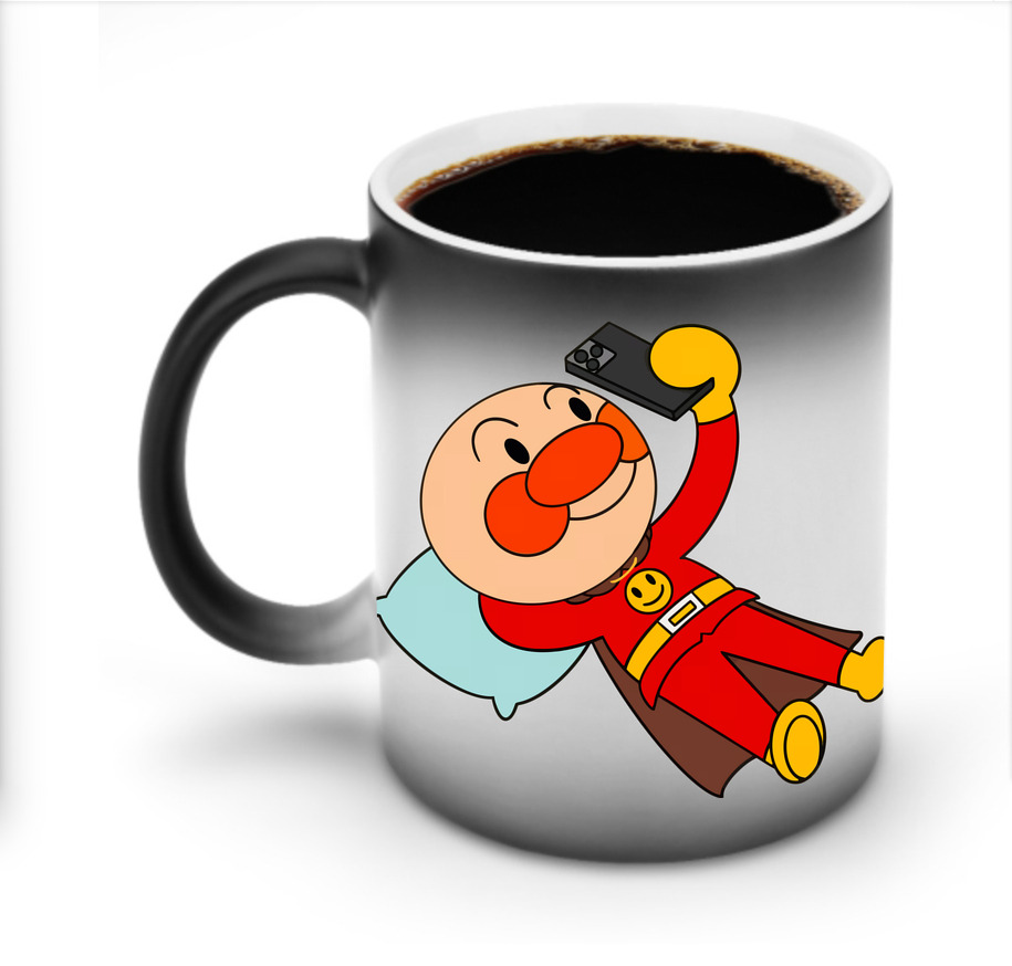 （画像用） アンパンマン Anpanman 温度変色マグカップ