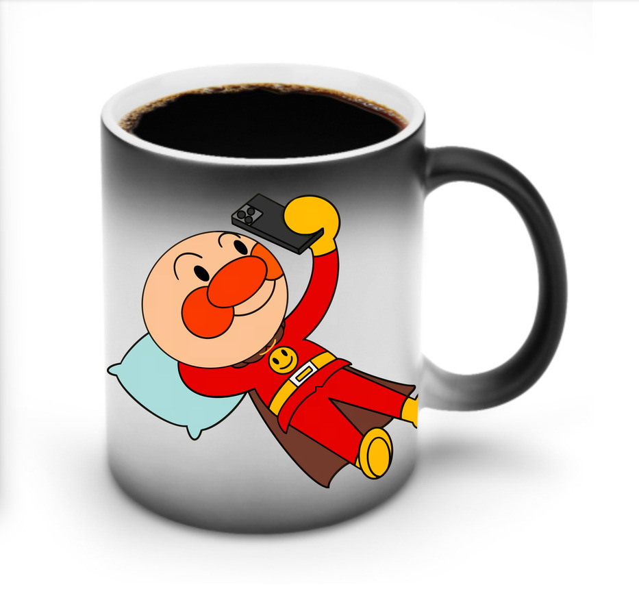 （画像用） アンパンマン Anpanman 温度変色マグカップ