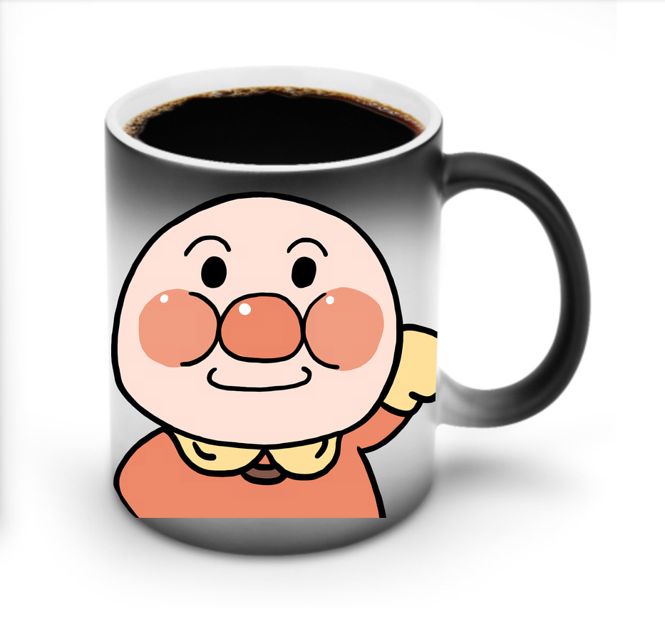 （画像用） アンパンマン Anpanman 温度変色マグカップ