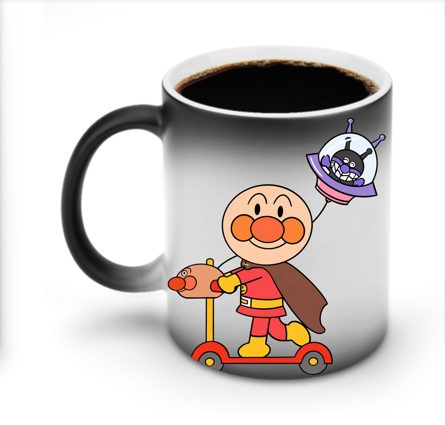 （画像用） アンパンマン Anpanman 温度変色マグカップ