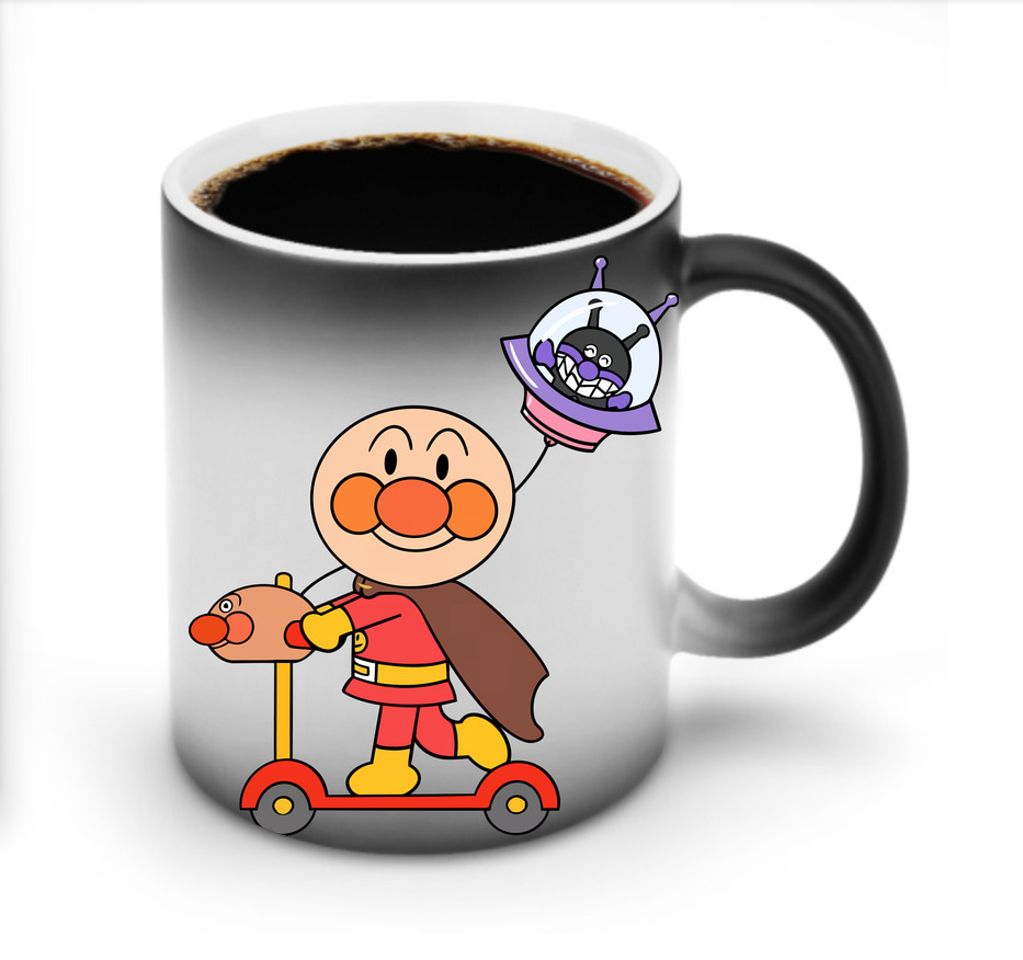 （画像用） アンパンマン Anpanman 温度変色マグカップ