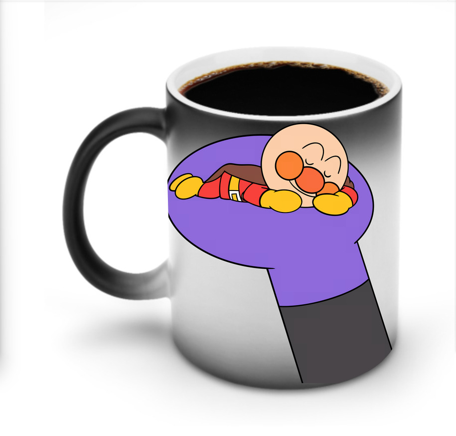 （画像用） アンパンマン Anpanman 温度変色マグカップ