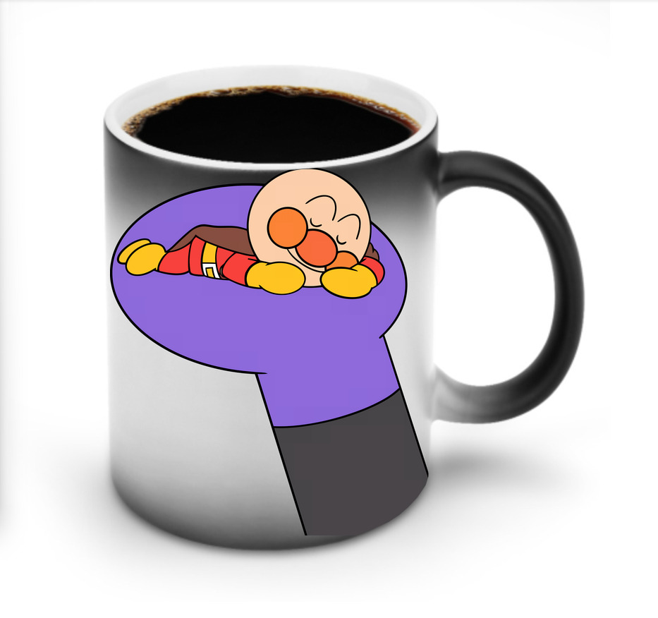 （画像用） アンパンマン Anpanman 温度変色マグカップ