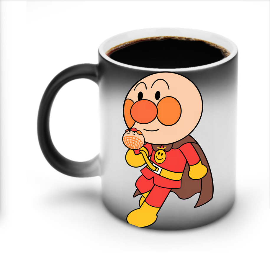 （画像用） アンパンマン Anpanman 温度変色マグカップ