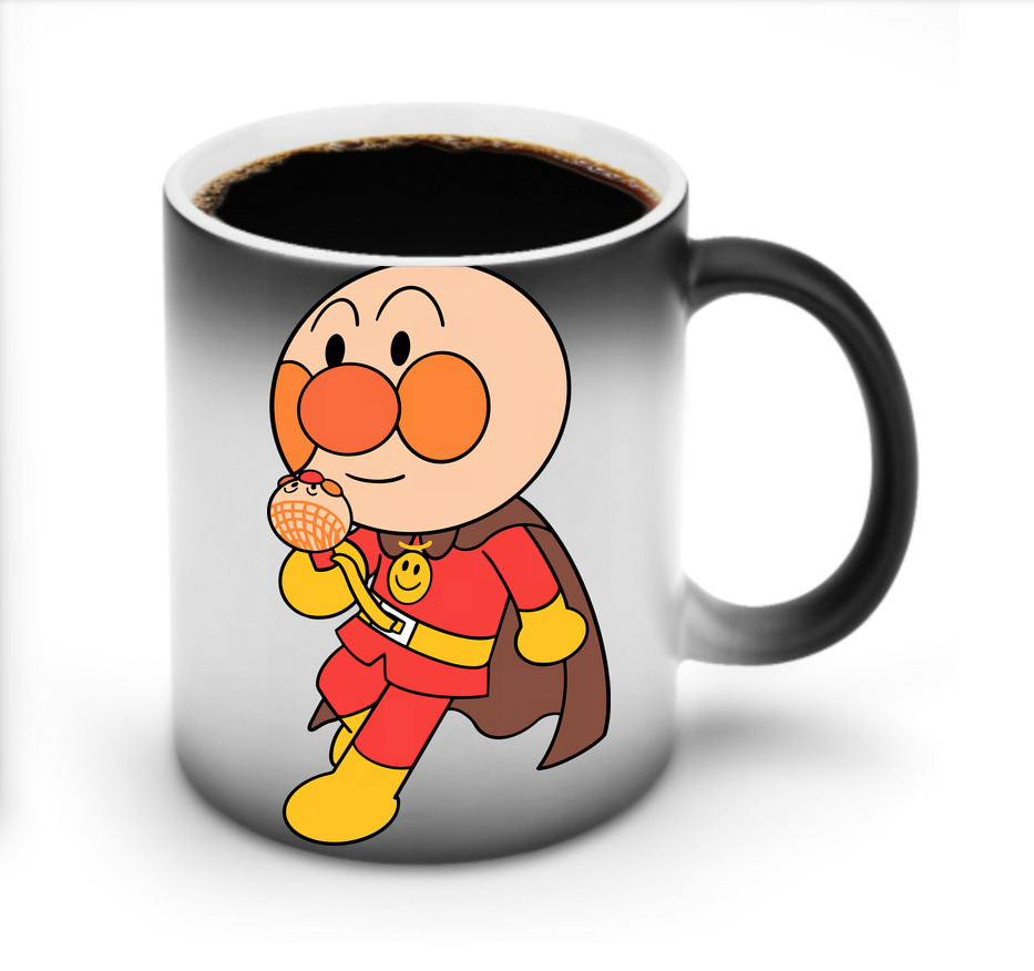 （画像用） アンパンマン Anpanman 温度変色マグカップ