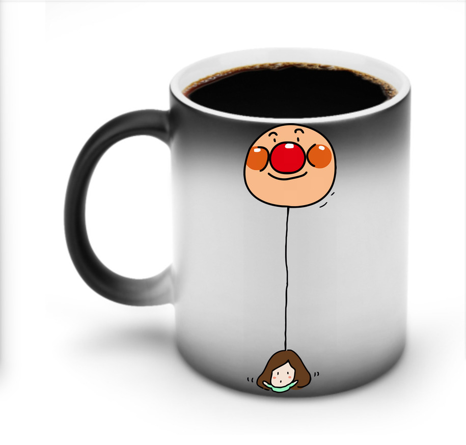 （画像用） アンパンマン Anpanman 温度変色マグカップ