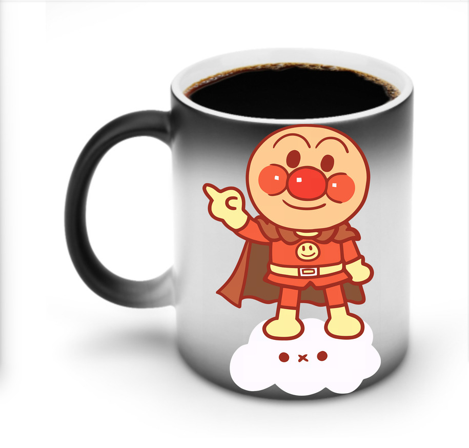 （画像用） アンパンマン Anpanman 温度変色マグカップ