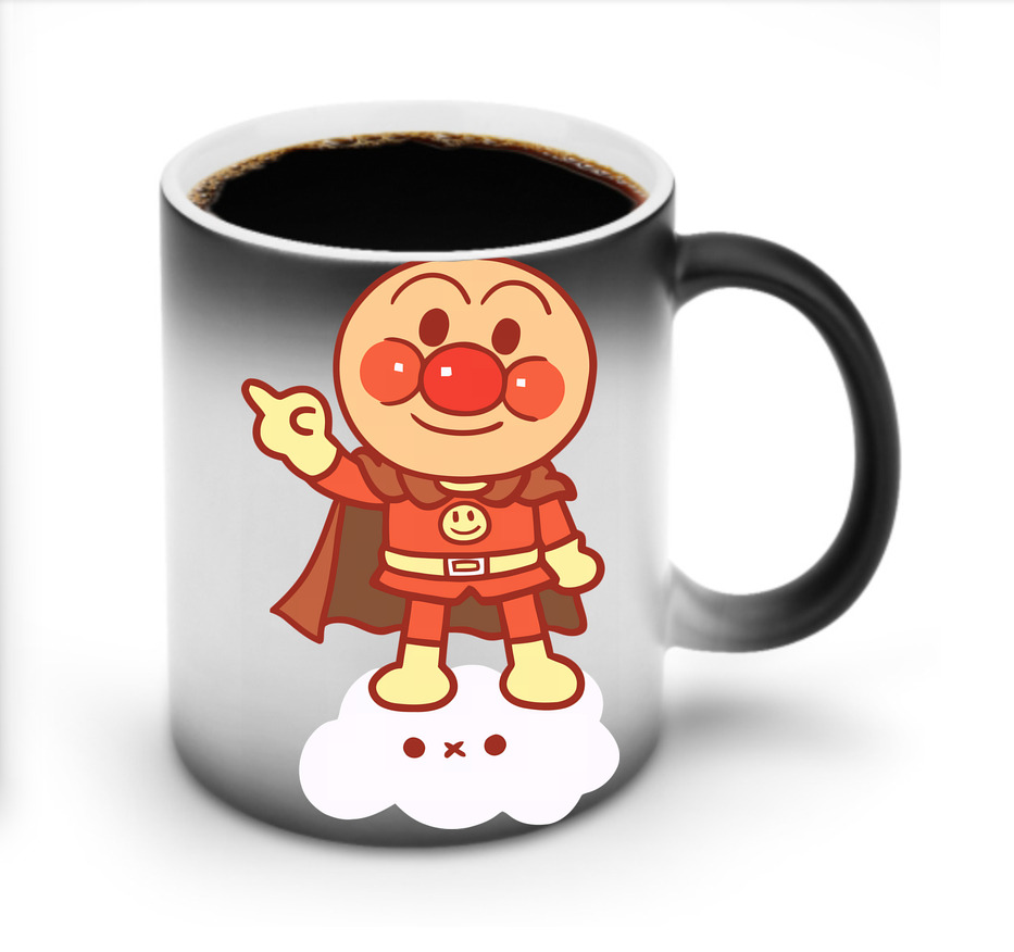 （画像用） アンパンマン Anpanman 温度変色マグカップ