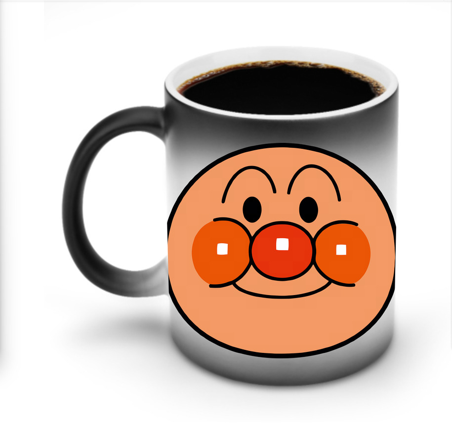 （画像用） アンパンマン Anpanman 温度変色マグカップ