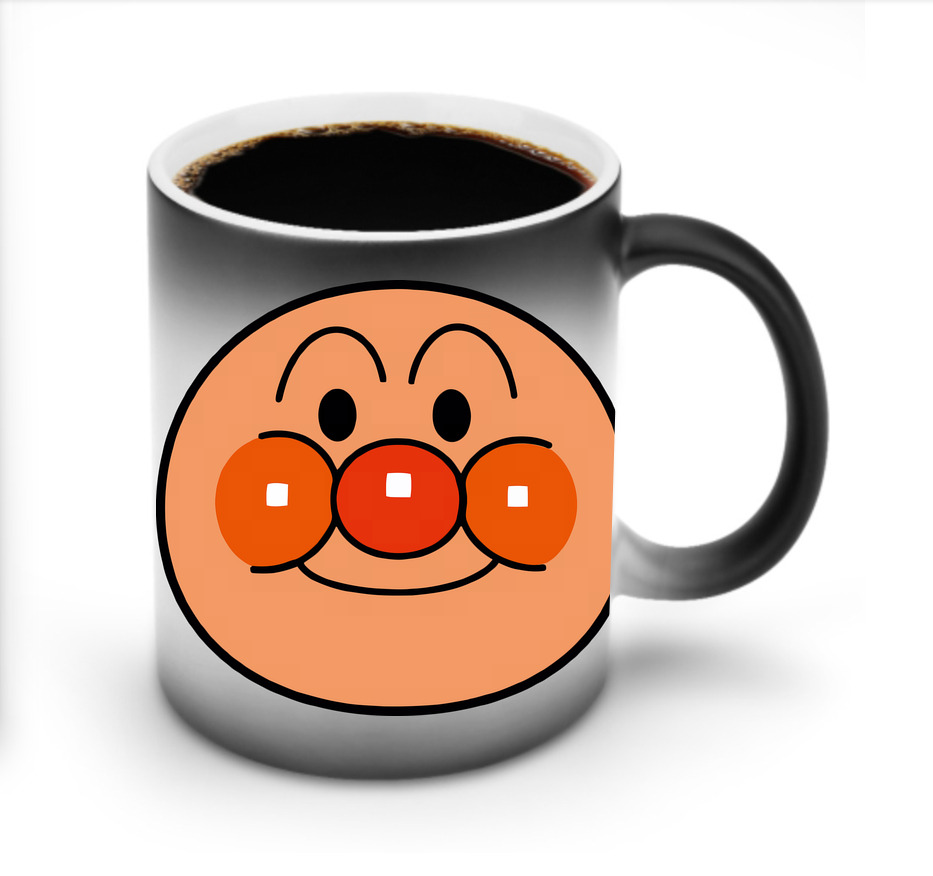（画像用） アンパンマン Anpanman 温度変色マグカップ