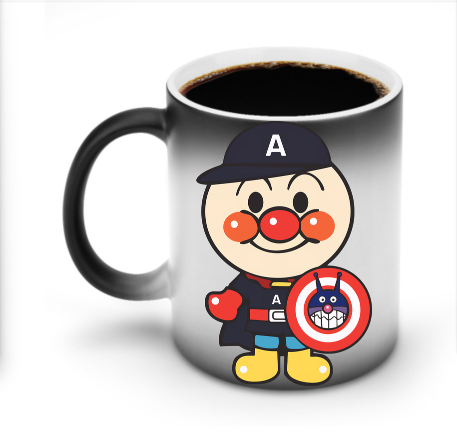 （画像用） アンパンマン Anpanman 温度変色マグカップ
