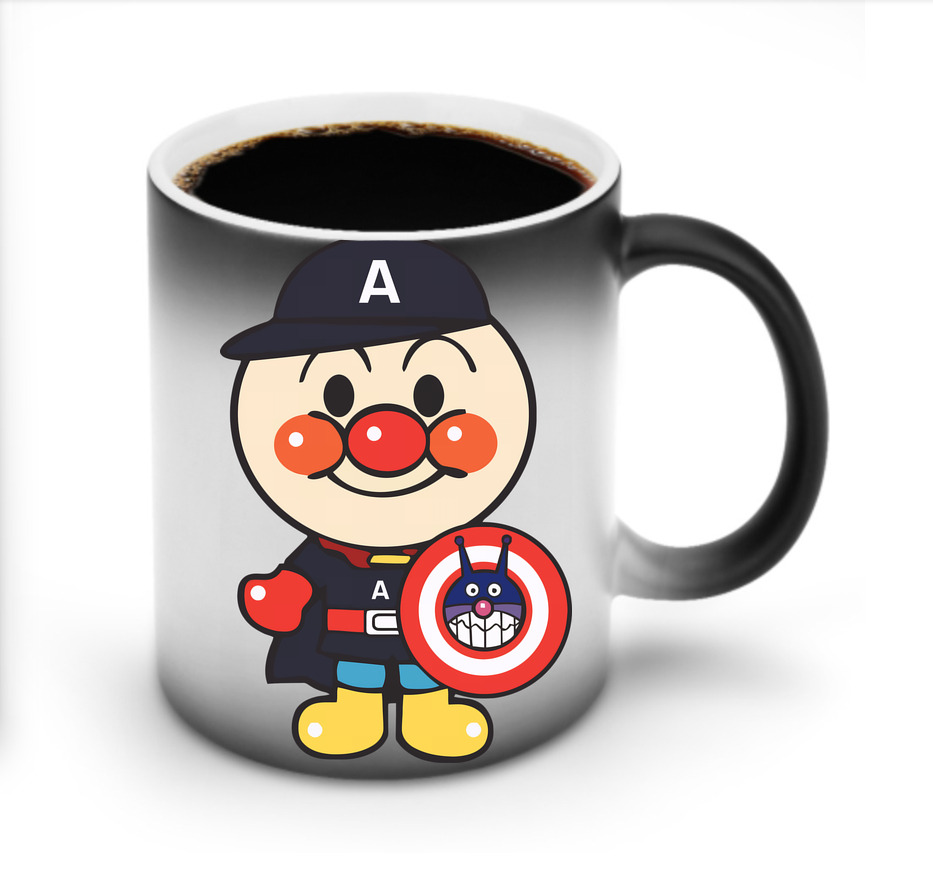 （画像用） アンパンマン Anpanman 温度変色マグカップ