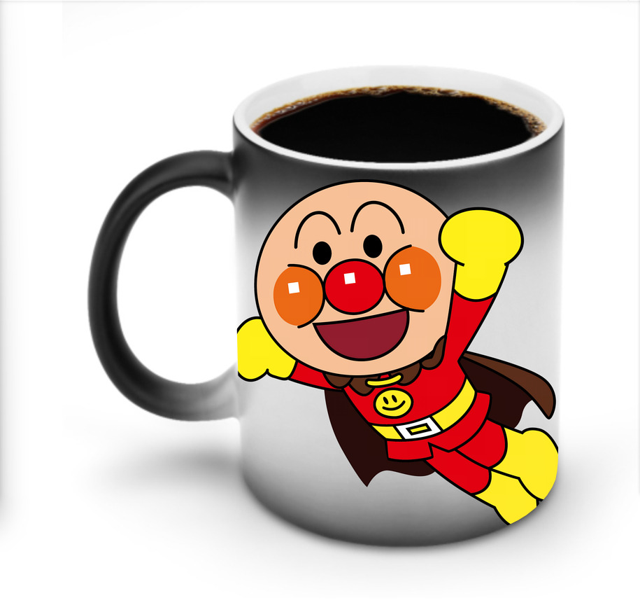 （画像用） アンパンマン Anpanman 温度変色マグカップ