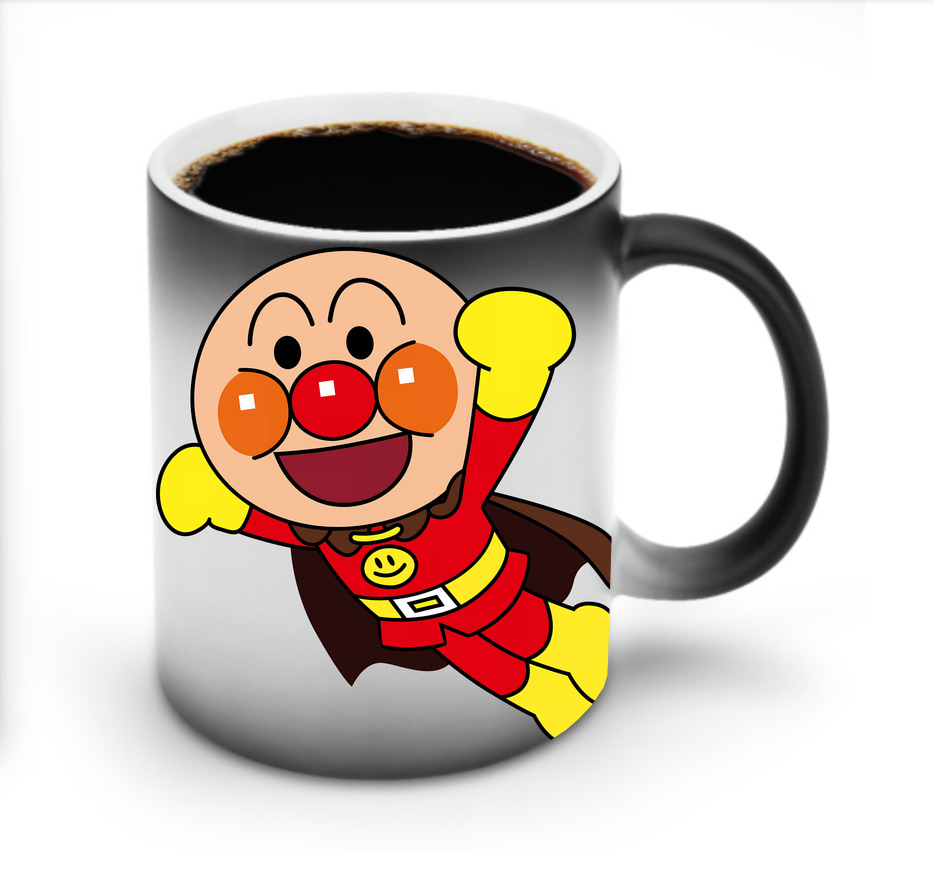 （画像用） アンパンマン Anpanman 温度変色マグカップ