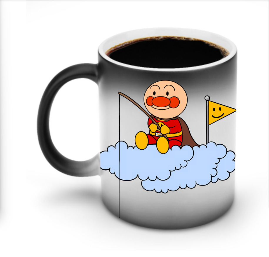 （画像用） アンパンマン Anpanman 温度変色マグカップ