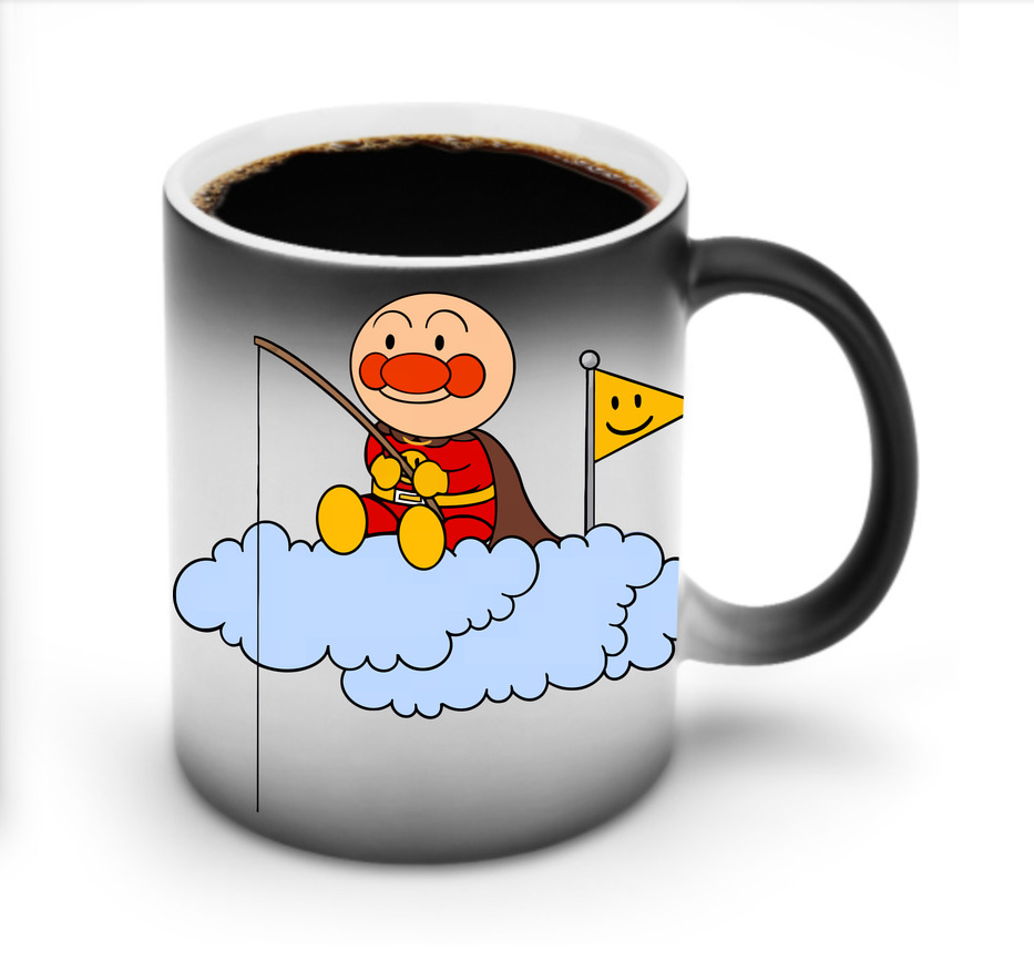 （画像用） アンパンマン Anpanman 温度変色マグカップ