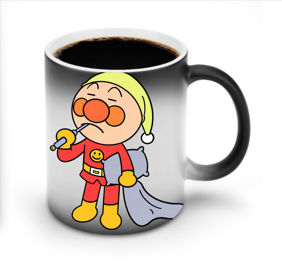（画像用） アンパンマン Anpanman 温度変色マグカップ