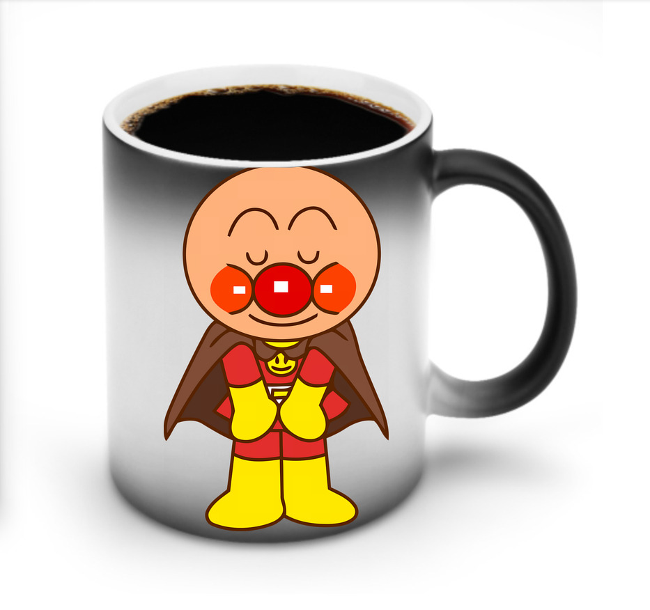 （画像用） アンパンマン Anpanman 温度変色マグカップ
