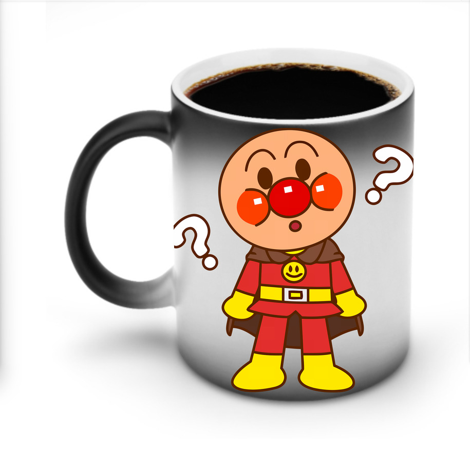 （画像用） アンパンマン Anpanman 温度変色マグカップ