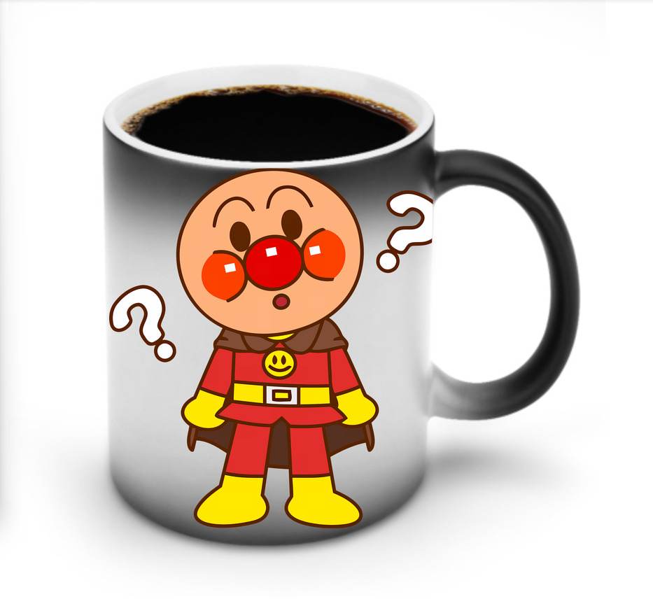（画像用） アンパンマン Anpanman 温度変色マグカップ