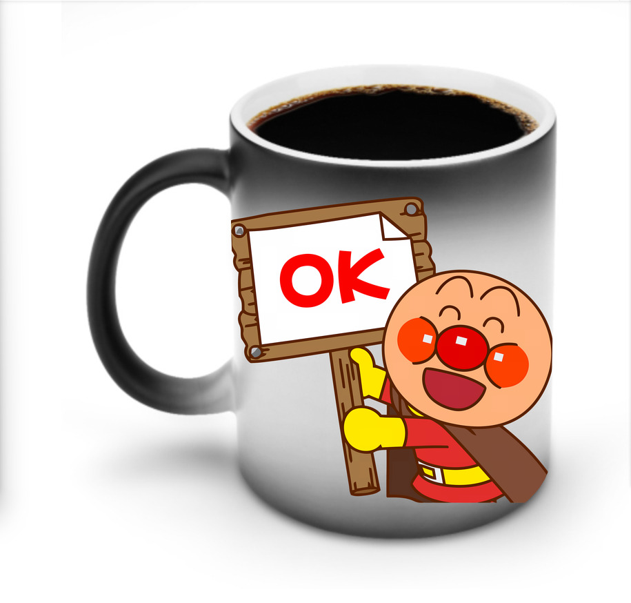 （画像用） アンパンマン Anpanman 温度変色マグカップ