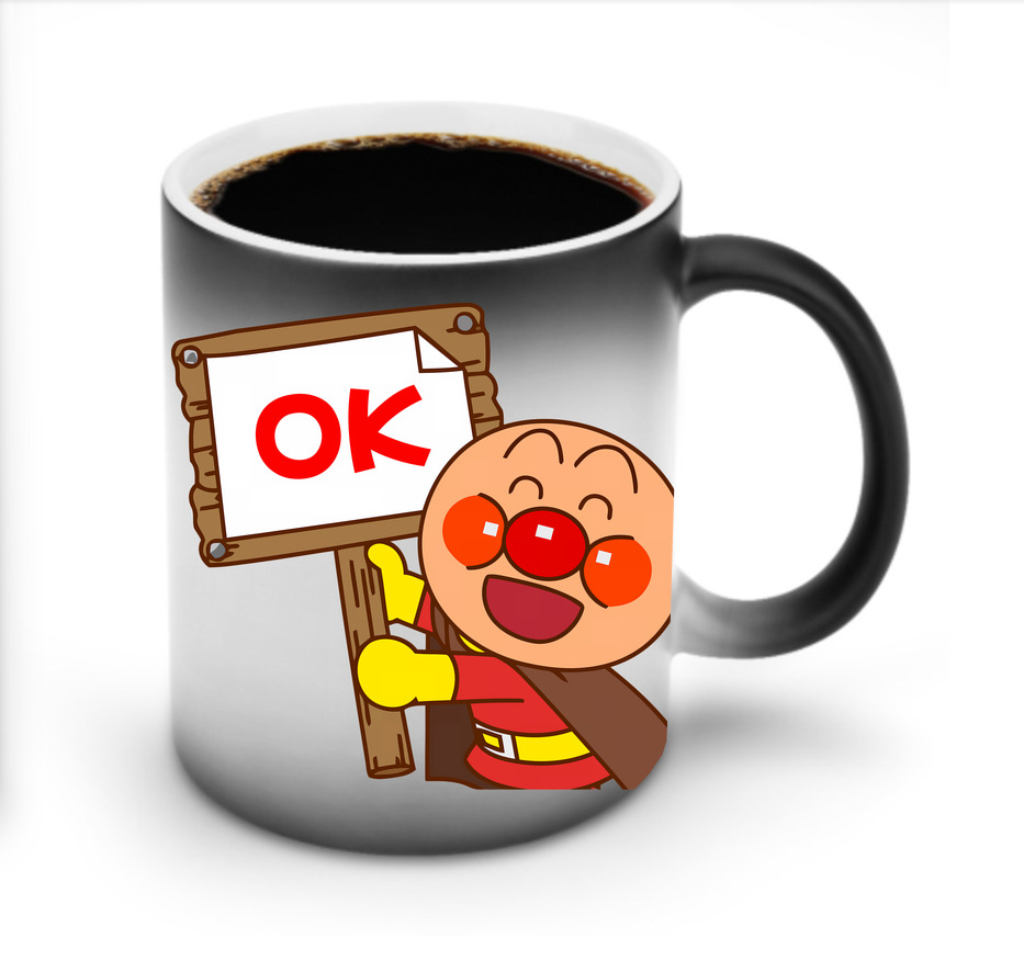 （画像用） アンパンマン Anpanman 温度変色マグカップ