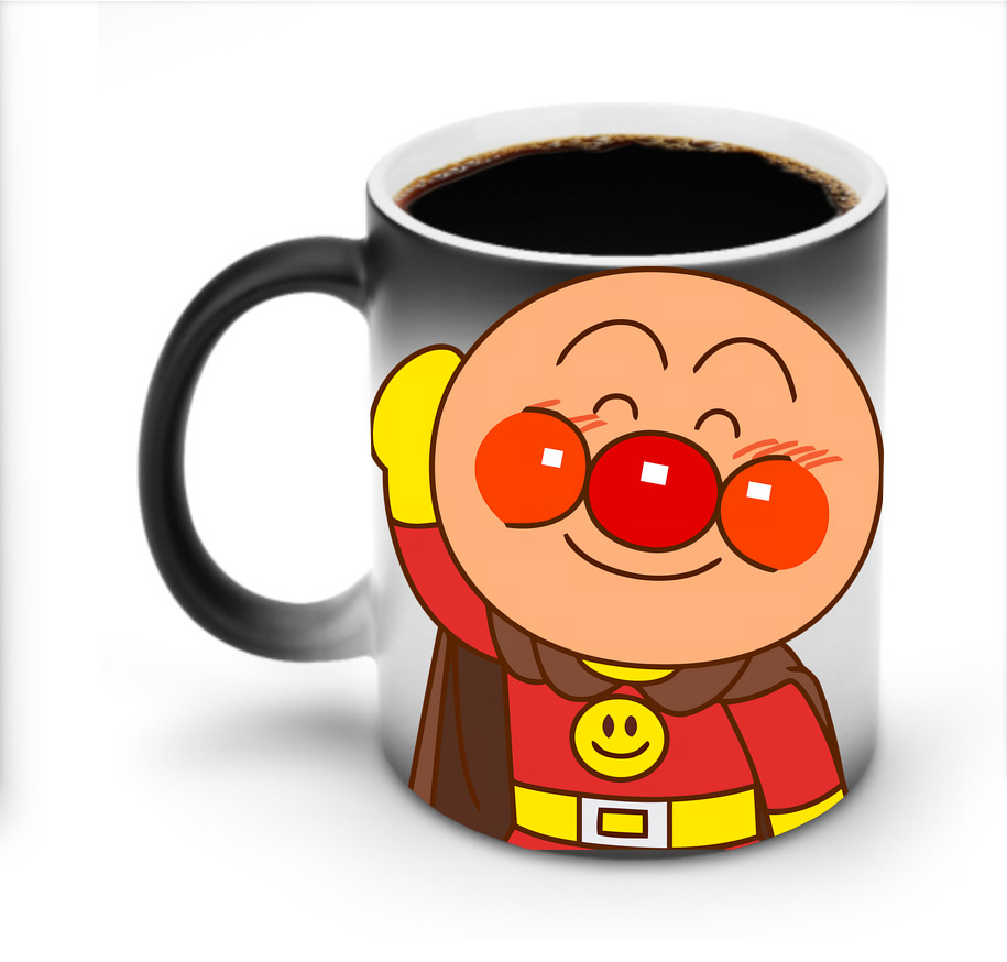 （画像用） アンパンマン Anpanman 温度変色マグカップ