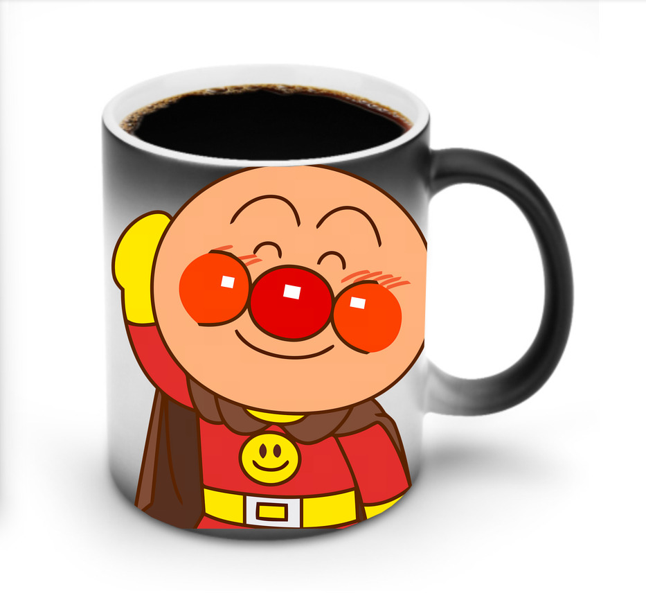 （画像用） アンパンマン Anpanman 温度変色マグカップ