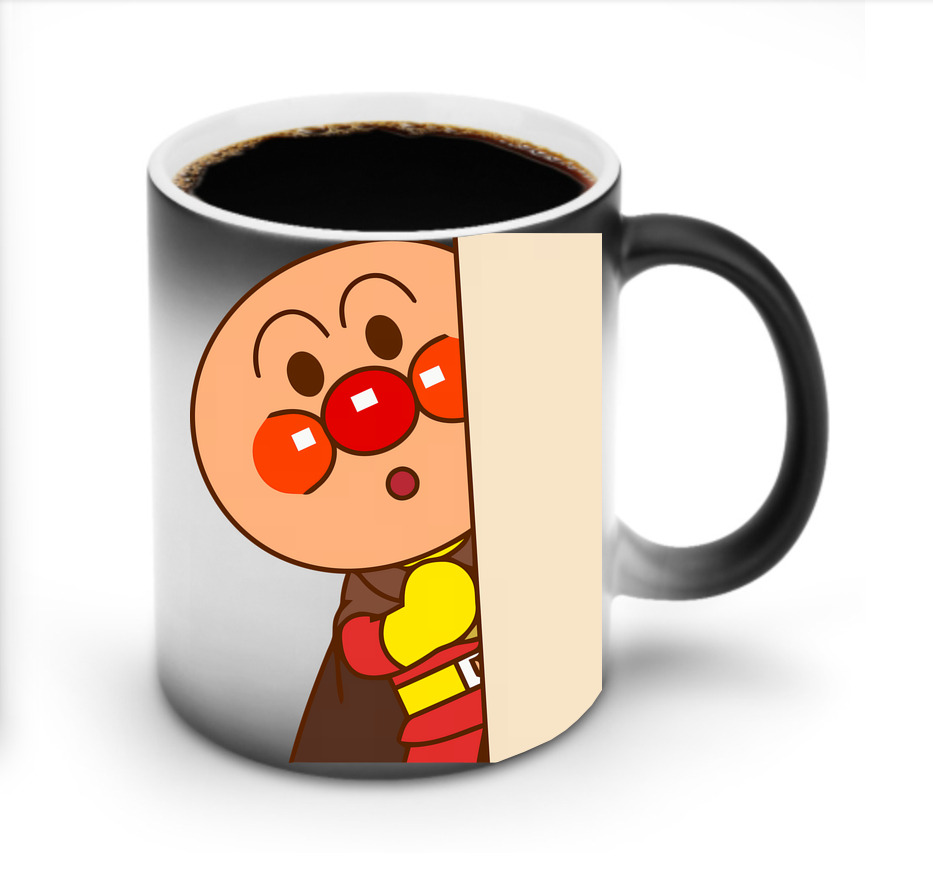 （画像用） アンパンマン Anpanman 温度変色マグカップ