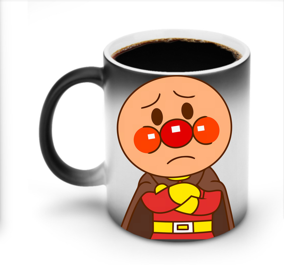 （画像用） アンパンマン Anpanman 温度変色マグカップ