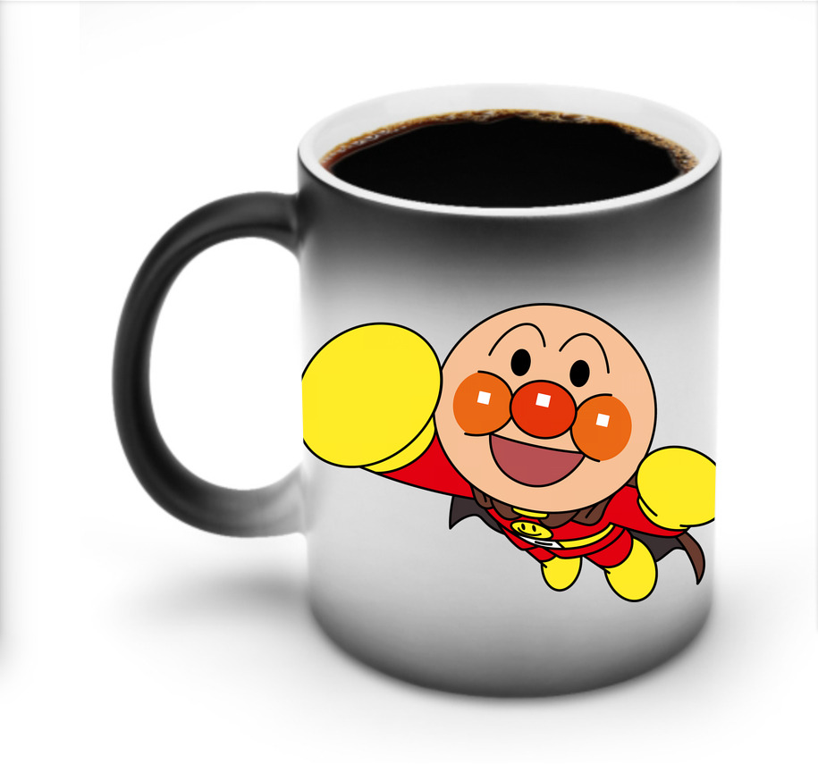 （画像用） アンパンマン Anpanman 温度変色マグカップ