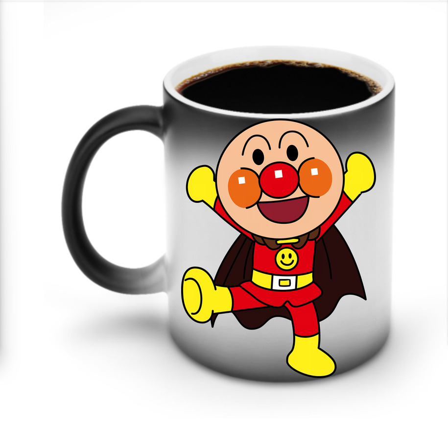 （画像用） アンパンマン Anpanman 温度変色マグカップ